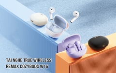 Tai Nghe Bluetooth Remax Cozybuds W16 True Wireless V5.3 ENC kép, kiểu dáng airpods pro3 chính hãng [BH 1 năm]