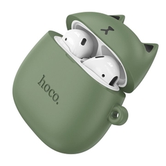 Tai nghe bluetooth HOCO EW45 True wirless V5.3 kiểu dáng Airpods 2 kèm bóp đựng hình thú hính hãng [BH 1 năm]