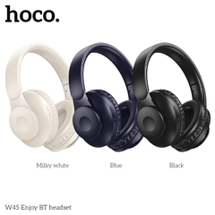 Tai nghe Bluetooth Hoco W45 Headphone chụp tai kiểu dáng thể thao chống ồn chính hãng [BH: 1 NĂM]