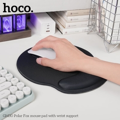 Miếng lót chuột HOCO GM30 Polar Fox (tấm lót có đệm hỗ trợ cổ tay) chính hãng