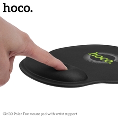 Miếng lót chuột HOCO GM30 Polar Fox (tấm lót có đệm hỗ trợ cổ tay) chính hãng
