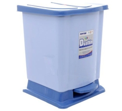 Thùng đựng rác văn phòng CLEAN nắp đạp size Trung 29X25X38cm [BH: NONE]