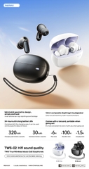 Tai nghe bluetooth REMAX TWS-02 tai nghe True Wireless mẫu airpods siêu đẹp