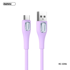 Cáp sạc nhanh 2.1A Remax RC-C096 Type C (a-c, usb ra Type C) 1m chính hãng [BH: 1 NĂM]