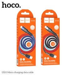 CÁP SẠC NHANH HOCO U110 USB RA SAMSUNG MICRO DÂY NYLON DÀI 1M CHÍNH HÃNG [BH: 1 NĂM]