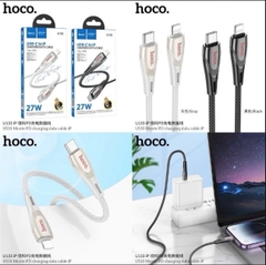 Cáp sạc nhanh 27w HOCO U133 (c-l 1.2m) Type C ra Iphone Lightning chính hãng [BH 1 Năm]
