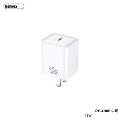 Cóc sạc nhanh 45w Remax RP-U185 CN 1 cổng type C sạc nhanh 45w chính hãng [BH 1 Năm]