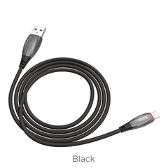 Cáp sạc dây dù Hoco U71 usb ra Type C dài 1m2 có đèn led chính hãng [BH 1 Năm]