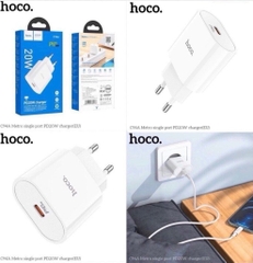 CÓC SẠC NHANH 20W HOCO C94A (1 CỔNG TYPE C PD) CHÍNH HÃNG [BH 1 NĂM]