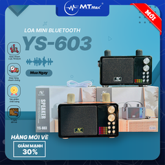 Loa bluetooth karaoke YOSD YS-603 kèm 2 micro không dây siêu đẹp cực hay xách tay chính hãng [BH 6 tháng]