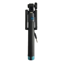 Gậy chụp hình tự sướng SELFIE STICK ĐEN VIỀN MÀU  jack ghim 3.5 [BH: NONE]