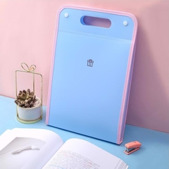 Bìa đựng hồ sơ, tài liệu giấy A4 13 ngăn có quai xách tiện dụng Size 40x26x3
