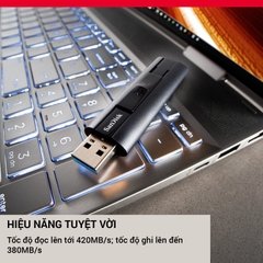 USB 3.2 SanDisk Extreme Pro CZ880 128GB vỏ nhôm cao cấp chính hãng [BH: 2 NĂM]