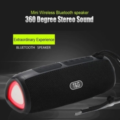 Loa bluetooth T&G TG-344 mẫu loa dài cầm tay có móc treo kèm đèn led siêu đẹp [BH 1 năm]