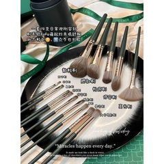 Bộ cọ trang điểm cá nhân set 14 cây chuyên nghiệp hộp tròn kiểu LAMER