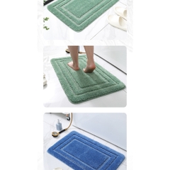 Thảm chân quý tộc sợi BÔNG COTTON siêu thấm hút, decor trang trí siêu đẹp- màu về tùy lô ngẫu nhiên [BH: NONE]