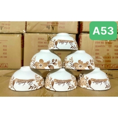 Hộp 10 chén cơm sứ BE BETTER họa tiết hoa văn xinh xắn- mẫu hoa ngẫu nhiên [BH: NONE]
