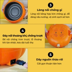 Nồi lẩu điện 5 lít Amazing AH603  siêu cute [BH: 1 TUẦN]