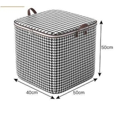 Túi đựng chăn màn, quần áo cỡ lớn có khóa kéo (50x50x40cm) [BH: NONE]