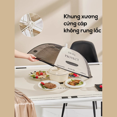 Lồng bàn tròn Cooking chất liệu vải size 70-80cm  [BH: NONE] 1l1a9