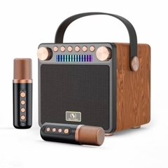 Loa bluetooth karaoke YOSD YS-601 kèm 2 micro không dây siêu đẹp cực hay xách tay chính hãng [BH 6 tháng]