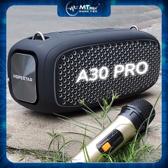 Loa bluetooth Karaoke HOPESTAR A30 Pro siêu to KÈM 1 MICRO KHÔNG DÂY có dây treo đèn led siêu đẹp cực hay [BH 6 Tháng]