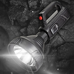 Đèn pin cầm tay OUTDOOR FLASHLIGHT đầu tròn to,  chống nước, công suất lớn [BH: NONE]
