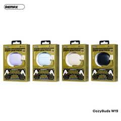Tai nghe airpods REMAX COZYBUDS W19 tai nghe True Wireless pin 35mAh/320mAh [Bh 1 Năm]