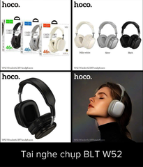 Tai nghe chụp tai bluetooth HOCO W52 mẫu mới chụp tai siêu đẹp [BH 1 Năm]