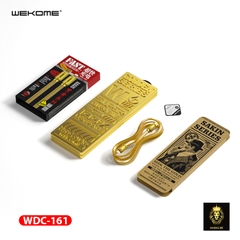Cáp sạc nhanh 6A micro Wekome WDC-161m samsung micro hộp sắt xịn chính hãng [BH 1 năm]