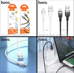 Cáp sạc nhanh 2.4A HOCO X109 Micro cáp silicone USB ra Micro dài 1m chính hãng