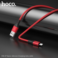Cáp sạc nhanh dây dù HOCO X86 usb ra Iphone dài 1M chính hãng [BH 1 Năm]