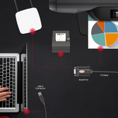 Cáp chuyển USB ra cổng Com Rs232 (cổng cái) UNITEK Y-105D chính hãng [BH 1 tháng] / pktn sale