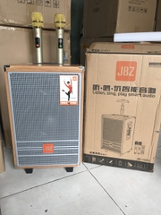 Loa kéo di động JBZ 1003 bass 2.5 tấc, Thùng gỗ 2 micro karaoke không dây [BH: 6 tháng]