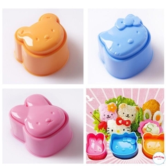 Bộ 3 khuôn ép cơm hình thú ngộ nghĩnh cho bé
