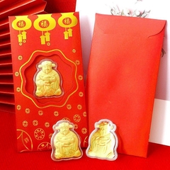 1 Bao lì xì Tết hình Thần Tài mạ vàng may mắn [BH: NONE]