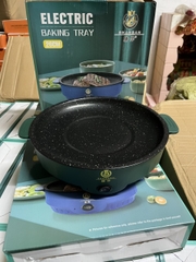 Bếp nướng điện SHANBAN ELECTRIC BAKING TRAY 26cm hộp xanh [BH 1 Tuần] / pktn sale