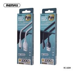 Cáp sạc nhanh Micro Remax RC-160m Samsung 1m chính hãng dây dù [BH 1 năm]
