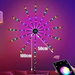 Đèn led dây pháo hoa cực đẹp có chỉnh được màu đèn bằng điện thoại [TEST]