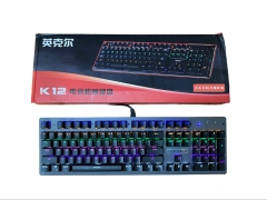 Bàn phím CƠ có dây GAMING INKER IK-12 led RGB blue switch Cao cấp [BH: 6 THÁNG]
