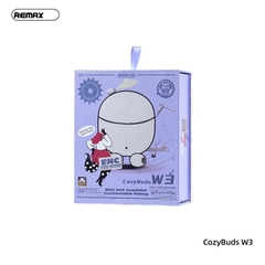 Tai nghe bluetooth REMAX COZYBUDS W3 True Wireless kiểu dáng Airpods có dock sạc chính hãng [BH 1 Năm]