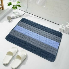 Thảm nỉ lau chân đế chống trơn trượt chùi chân nhà bếp toilet siêu thấm hút