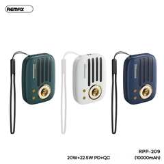 Pin sạc nhanh 22.5w Remax RPP-209 10.000mAh dự phòng PD QC3.0 nhỏ gọn chính hãng [BH 1 năm]