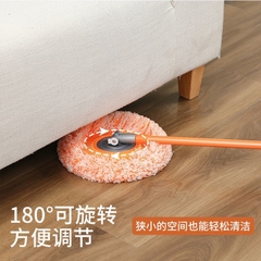Cây lau nhà đa năng kiêm lau cửa sổ, trần nhà phối CAM TRẮNG, nghiêng 180 độ và xoay 360 độ siêu tiện lợi [BH: NONE]