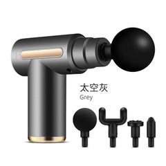 Súng massage cầm tay Fascial Gun OSK-802 nút cơ LOẠI 2 (4 đầu 6 cấp độ  trị đau mỏi, căng cơ) [BH 1 tháng]