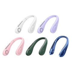 Quạt đeo cổ REMAX F30 5 cấp độ siêu mát có màn hình hiển thị pin vs tốc độ chính hãng [BH 1 năm]
