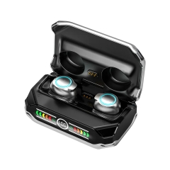 Tai nghe bluetooth M43 mini (2 tai, có doc sạc) kiểu dáng hầm hố có led [BH: 3 THÁNG]