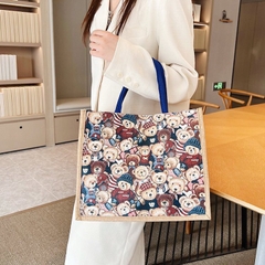 Túi xách, túi cầm tay du lịch siêu xinh hình Gấu kiểu dáng Vin dài 34 x rộng 17.5 x cao 30 cm[BH: NONE]