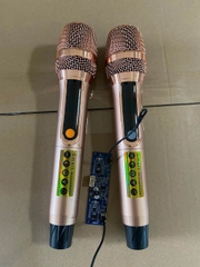 Micro karaoke không dây thay thế gắn main loa kéo có màn hình LCD chống hú UHF siêu hay (2 mẫu) [BH 3 tháng]