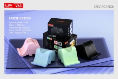 Loa bluetoot hình Elephant ngộ nghĩnh LPV-63 kiêm giá đỡ điện thoại [BH:  3 tháng]